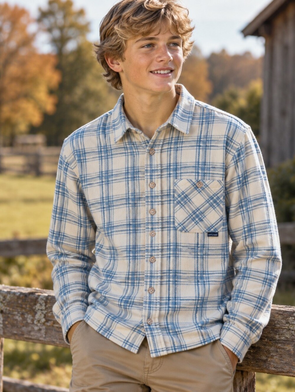 Duckworth Merino Wool Sawtooth Button-Up Shirt